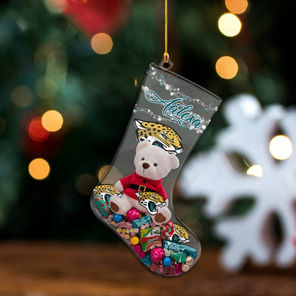 JAC x NFL Christmas Personalized Acrylic Ornament DatND DVT
