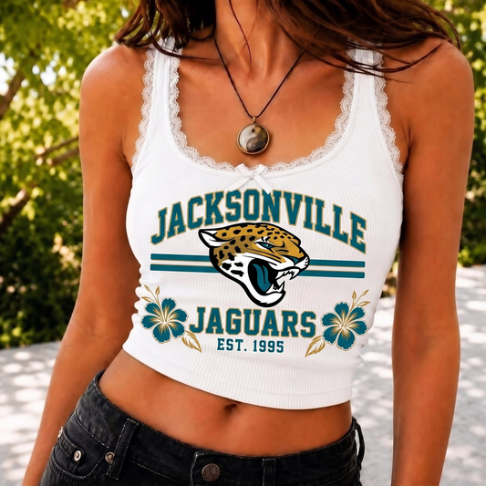 JAC x NFL Game Day Lace Tank Top Shirt