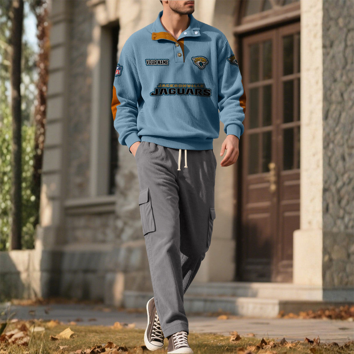 JAC x NFL Men's Corduroy Sweatshirt 1011 DatND DVT