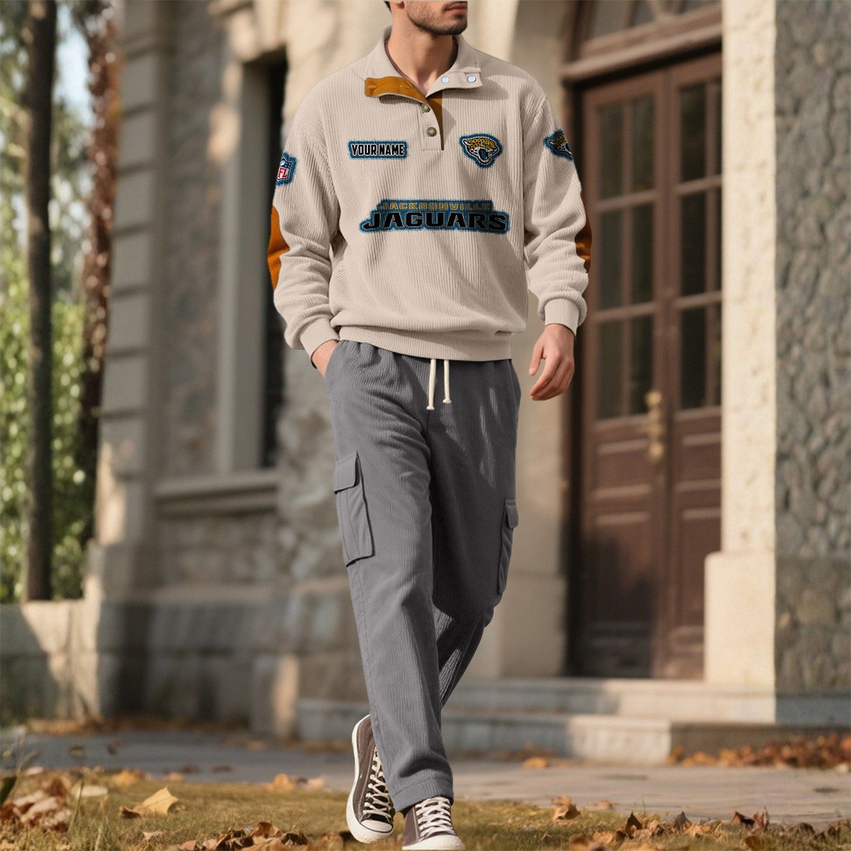 JAC x NFL Men's Corduroy Sweatshirt 1011 DatND DVT