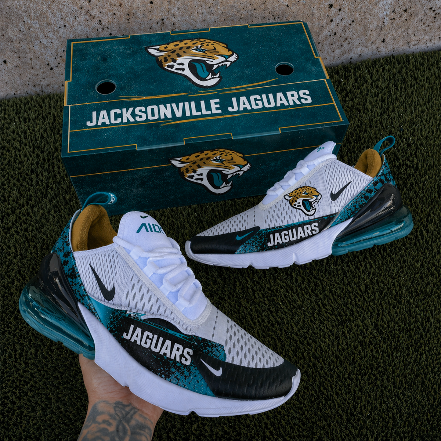 JAC x NFL Nike Air Max 270 Shoes 2104 DatND DVT