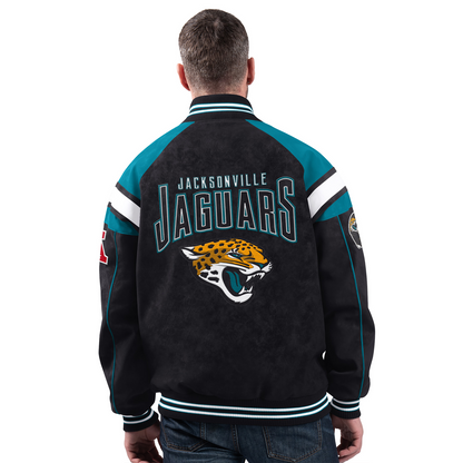 JAC x NFL Officially Licensed Faux Suede Jacket DATND TANTD 261125