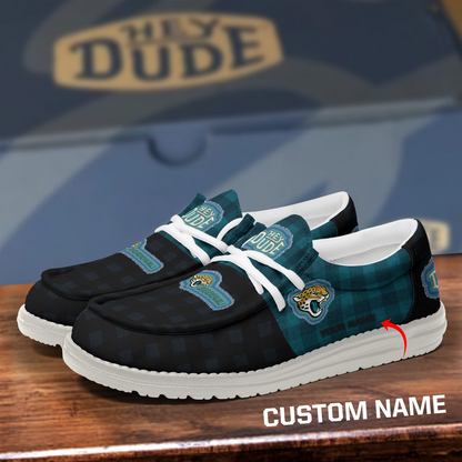 JAC x NFL Premium Hey Dude Shoes DATND TANTD
