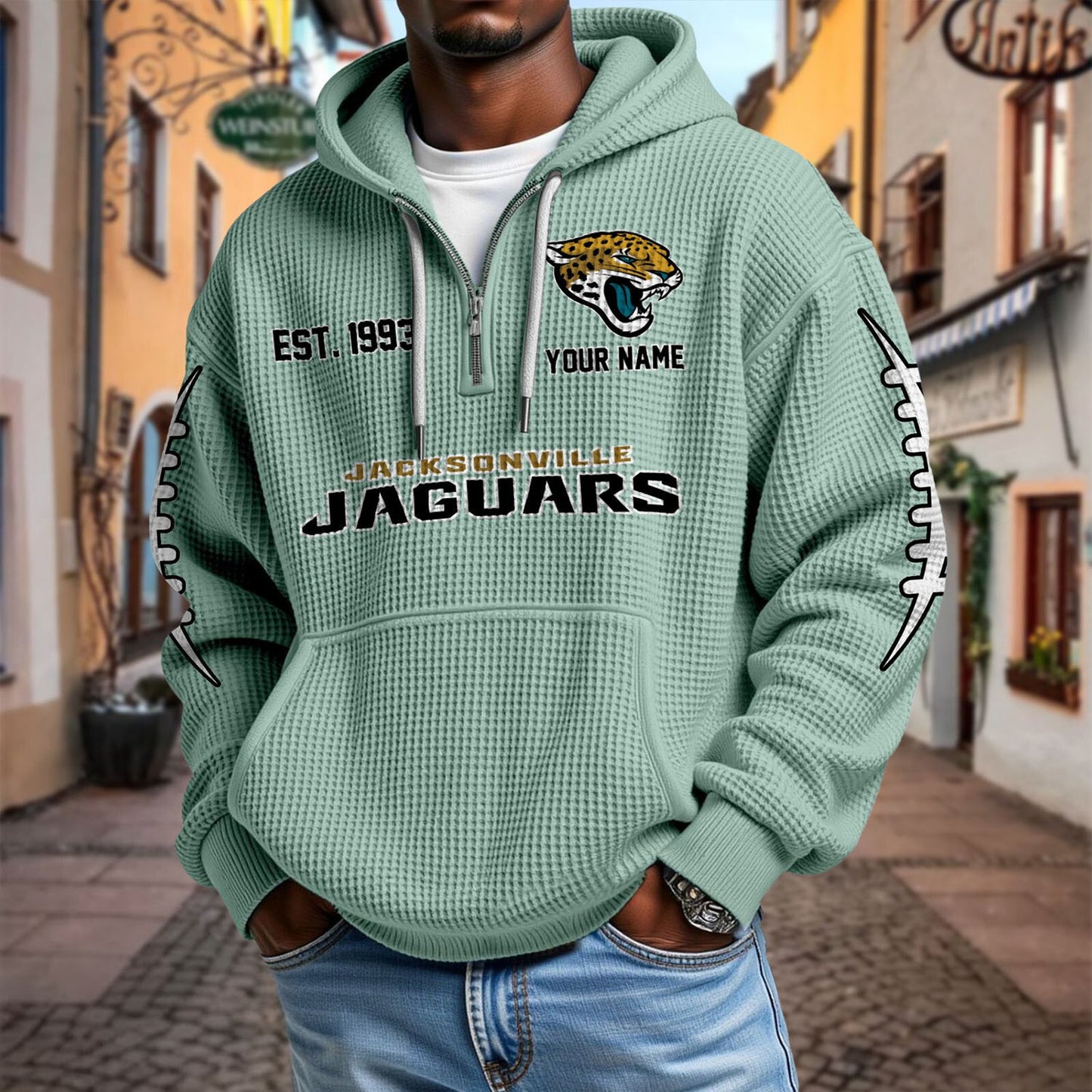 JAC x NFL Waffle Hoodie DatND DVT