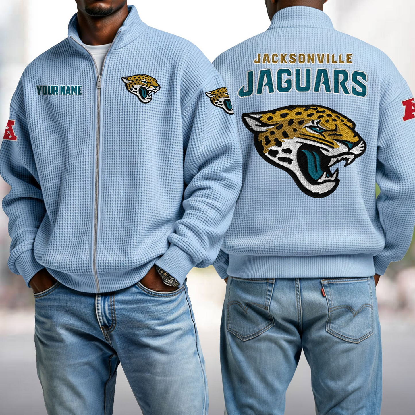 JAC x NFL Waffle Zip-Up Sweatshirt DatND DVT