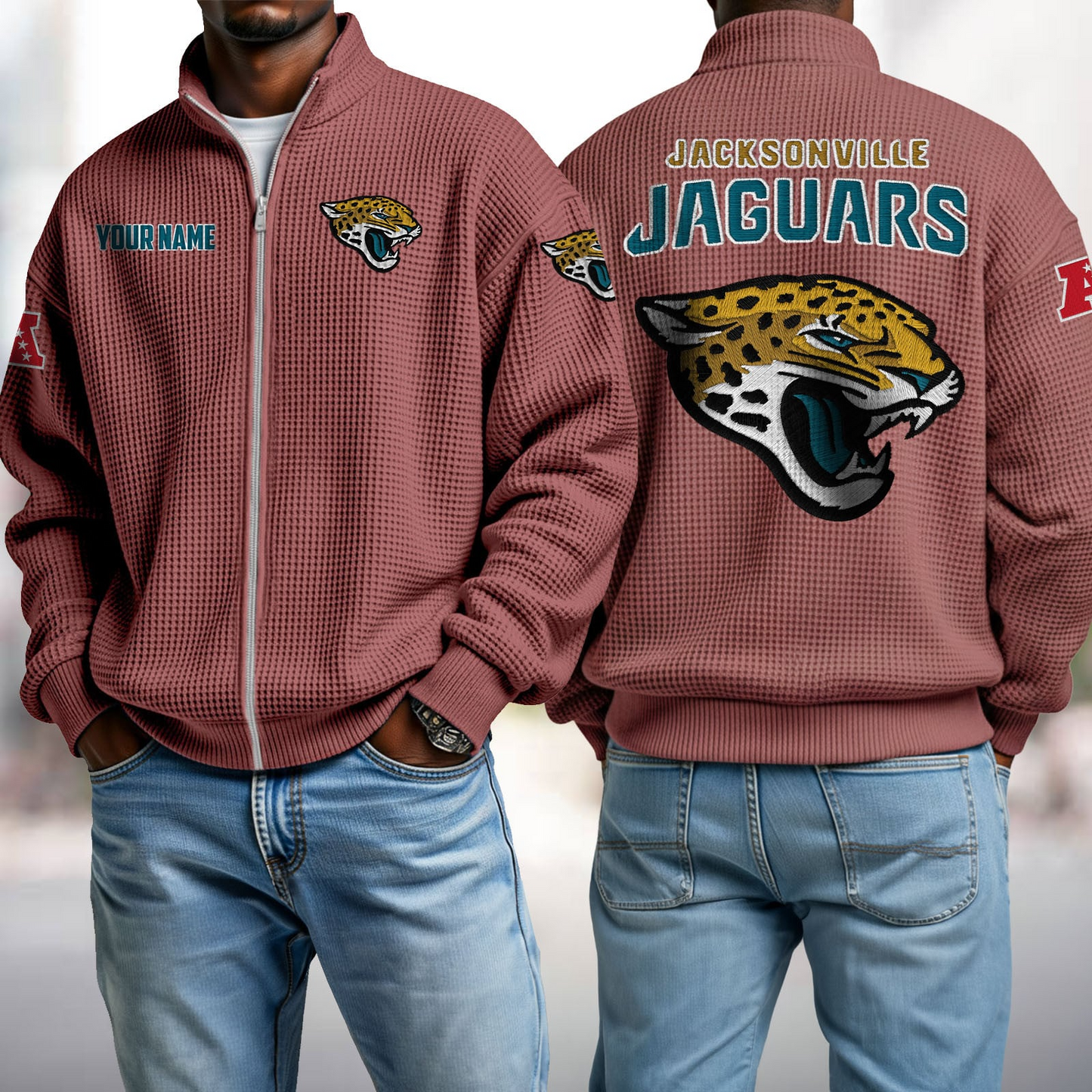 JAC x NFL Waffle Zip-Up Sweatshirt DatND DVT