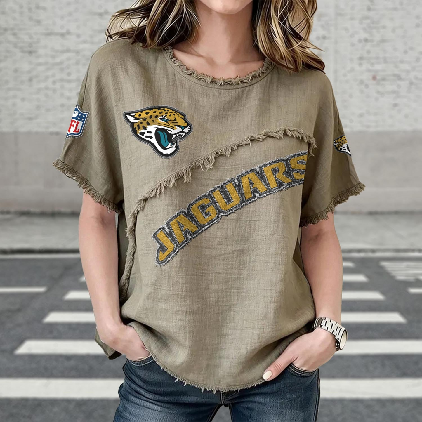 JAC x NFL Womenƒ??s Vintage O-Neck 2905 DatND DVT