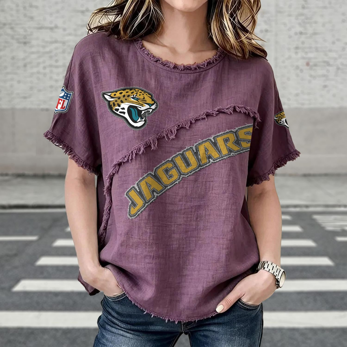JAC x NFL Womenƒ??s Vintage O-Neck 2905 DatND DVT