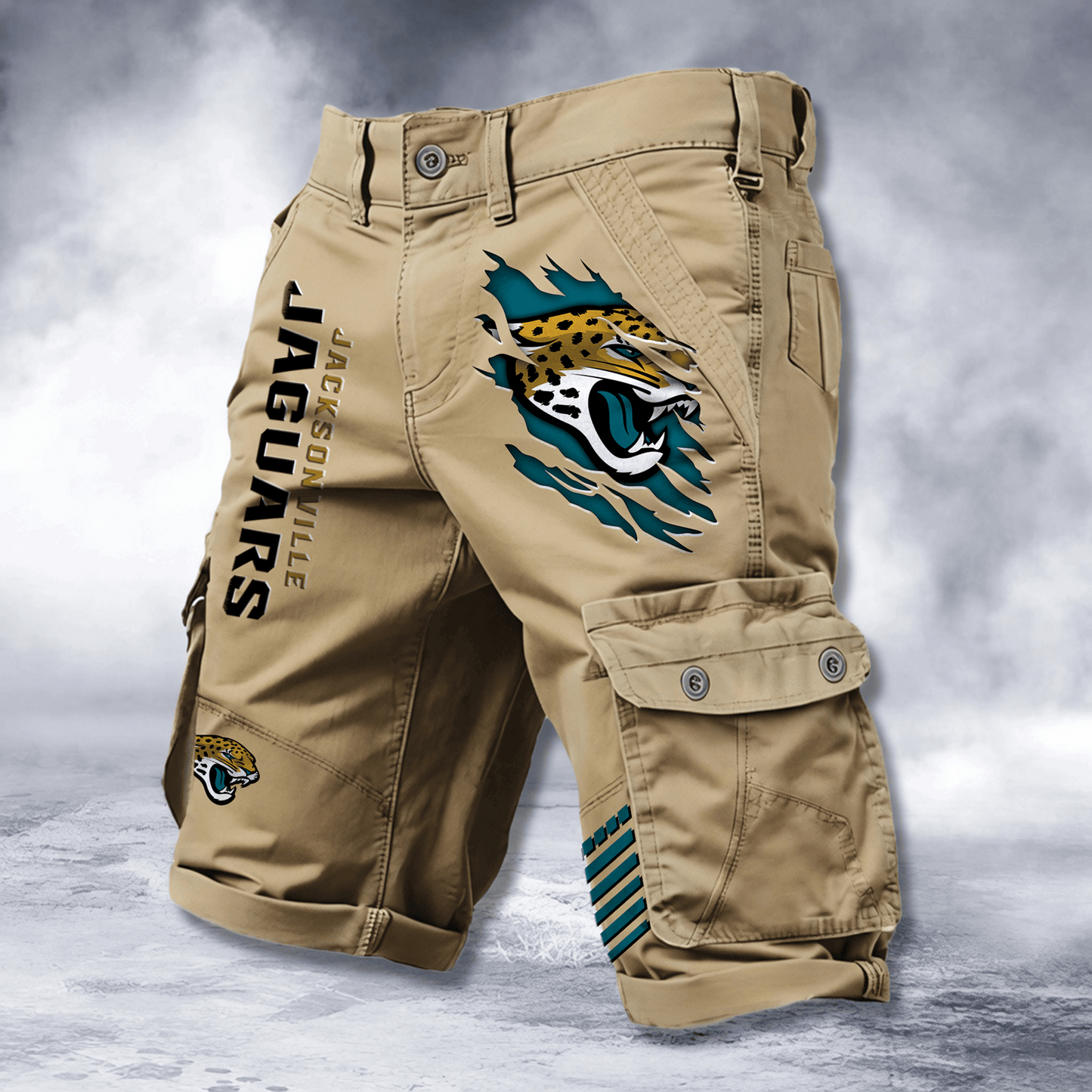 JAX x NFL Cotton Cargo Shorts DATND TANTD 2705