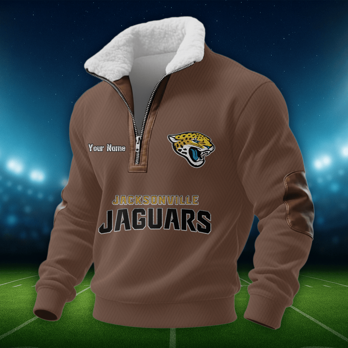 JJ NFL Men Fur Collar Sweatshirt DDT CTND