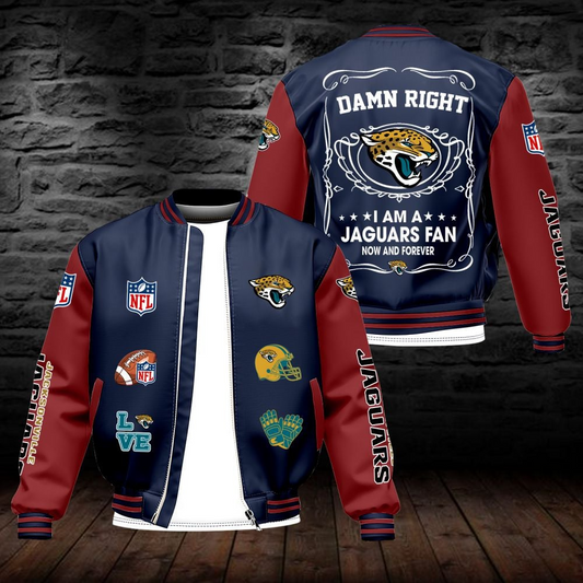 JJ NFL Premium Leather Bomber Jacket DDT HLPHUONG