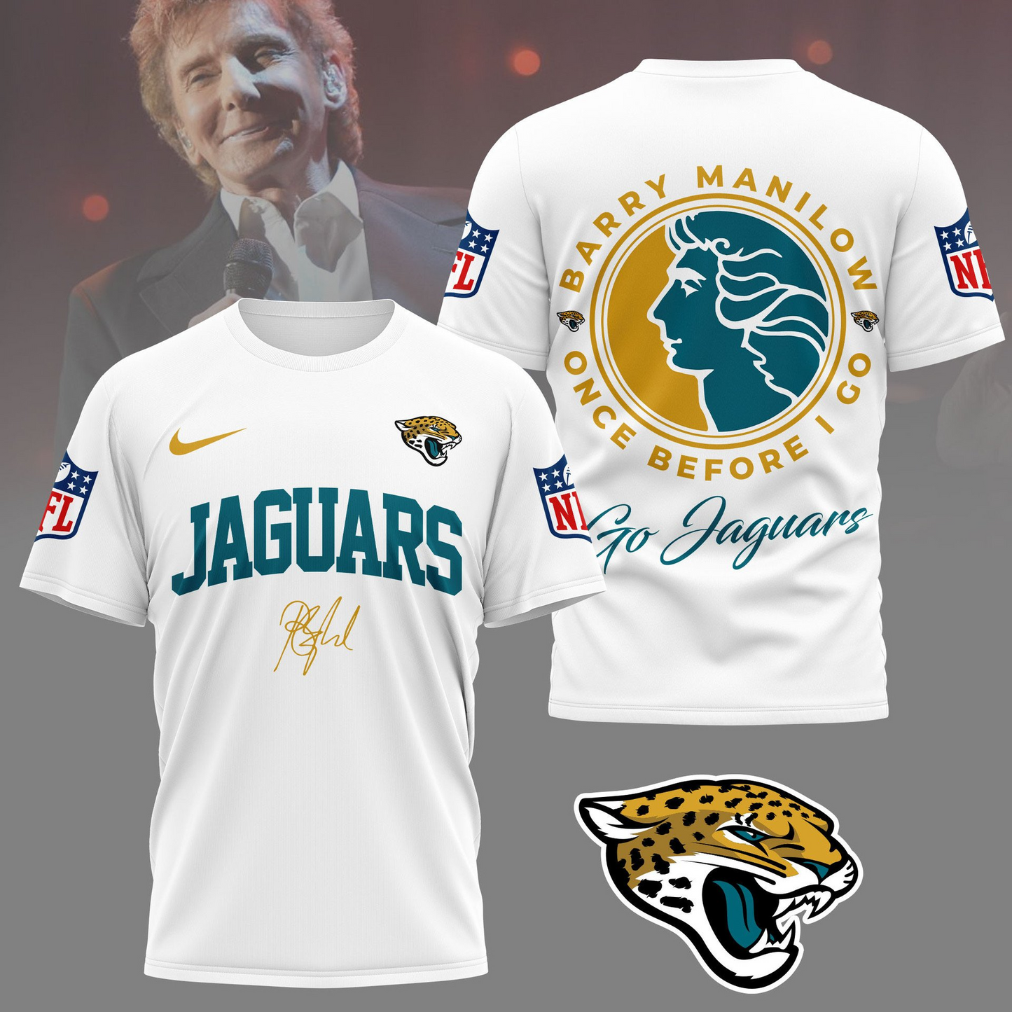 JJ Premium NFL Barry Manilow Fan Shirt DDT CTND