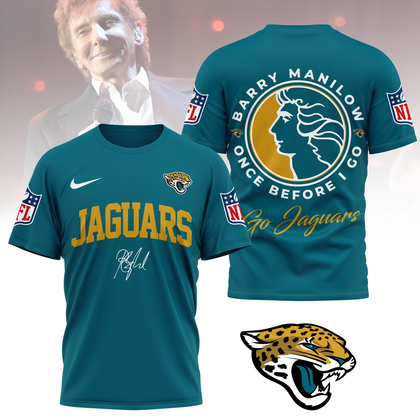 JJ Premium NFL Barry Manilow Fan Shirt DDT CTND