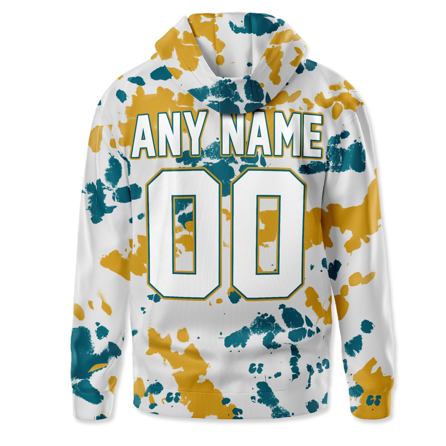 JJ Premium NFL Gridiron Splash Personalized Hoodie DDT CTND