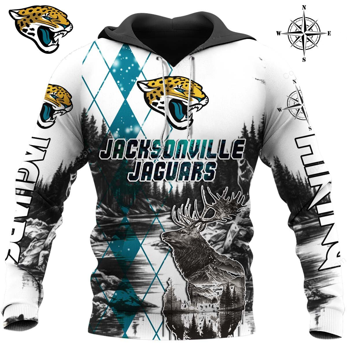 JJ x NFL Hiking 3D Hoodie DDT CTND