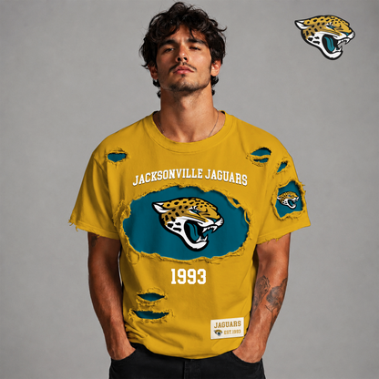 JJ x NFL LUXURY CREW-Neck T-Shirt FOR SUMMER HOLIDAY  180626