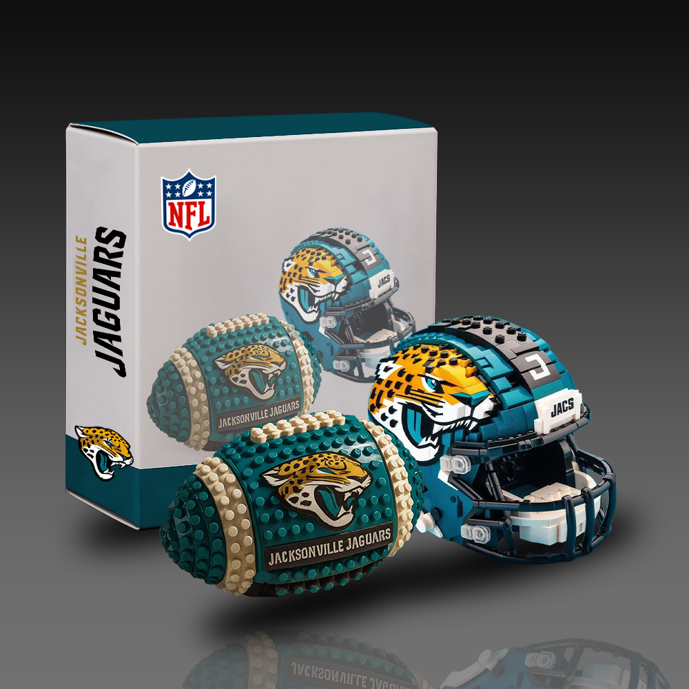 JJ x NFL Team Ball & Helmets Building Block Football Set DDT CTND