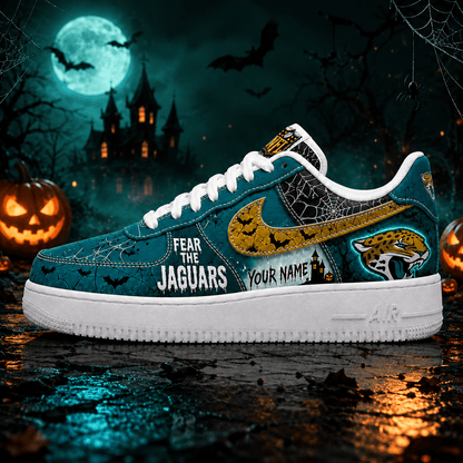 JJ x Premium NFL Fear The Team Halloween AF1 Sneakers