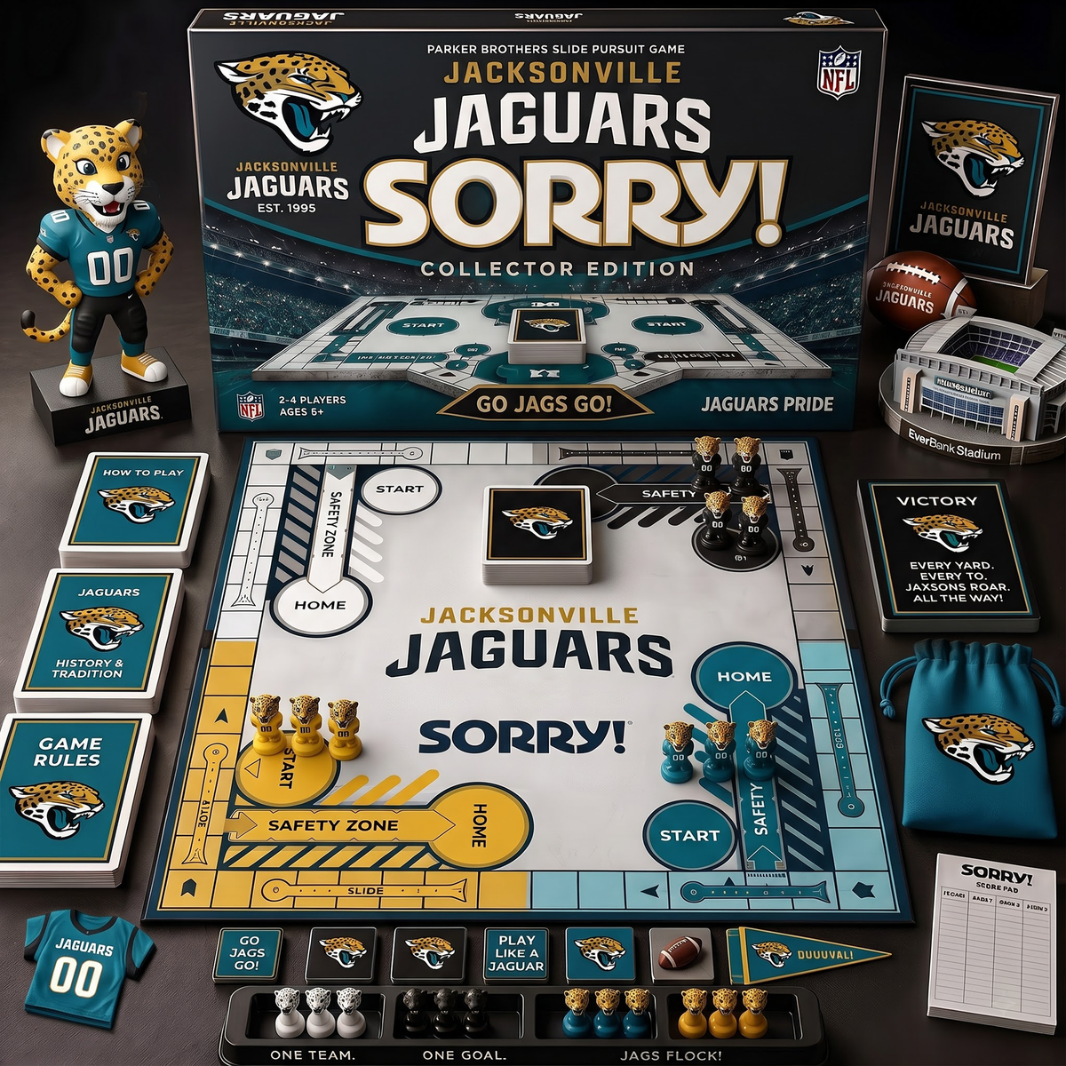 JJ_Premium NFL Football Fan Sorry! Collector Board Game