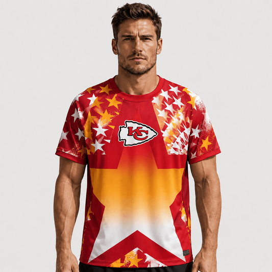 KC X Premium NFL Premium Patriotic Football Star
