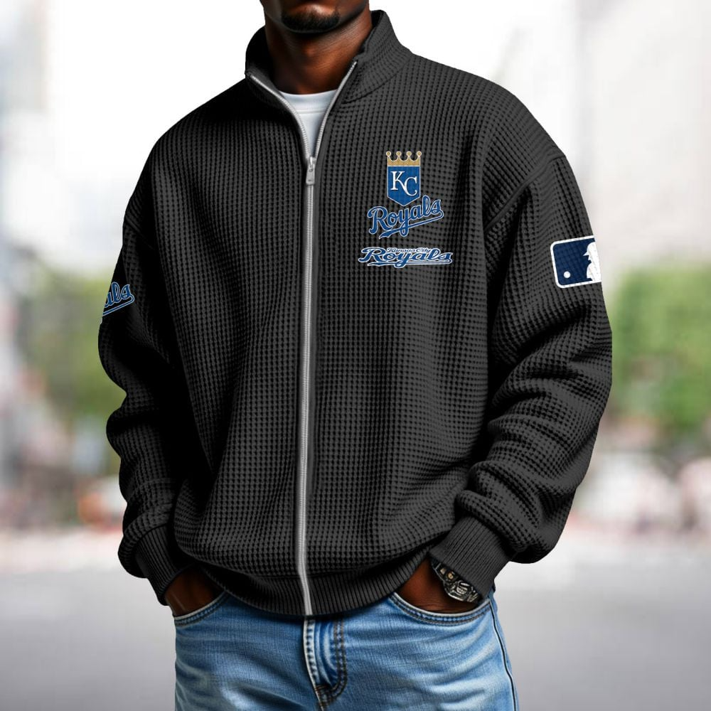 KC x MLB Waffle Zip-Up Sweatshirt DatND DVT