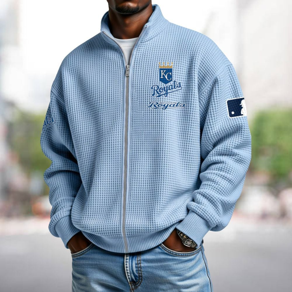 KC x MLB Waffle Zip-Up Sweatshirt DatND DVT