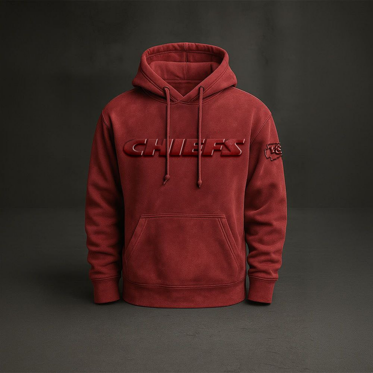 KC x NFL Embossed Hoodie DatND THUONGNH