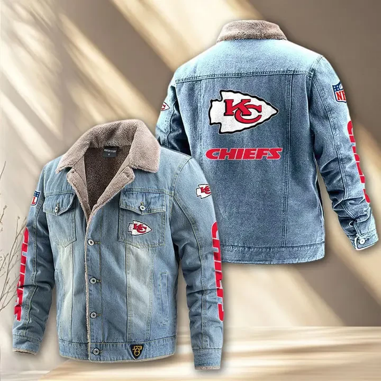 KC x NFL Fleece Lined Denim Jacket DatND DVT