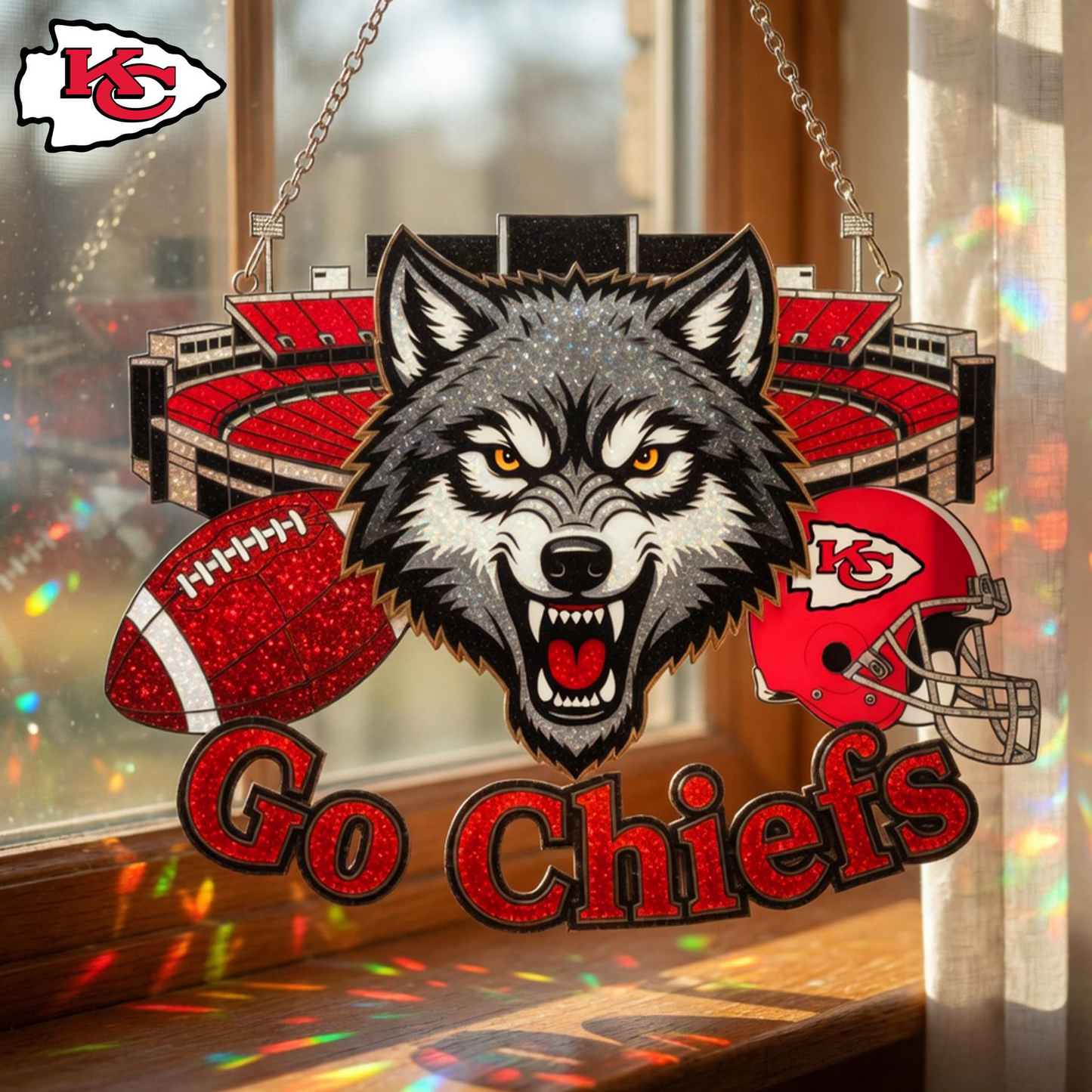 KC x NFL Game Day Suncatcher