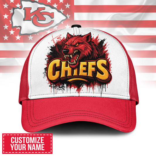 KC x NFL Premium Custom Graffiti Team Cap