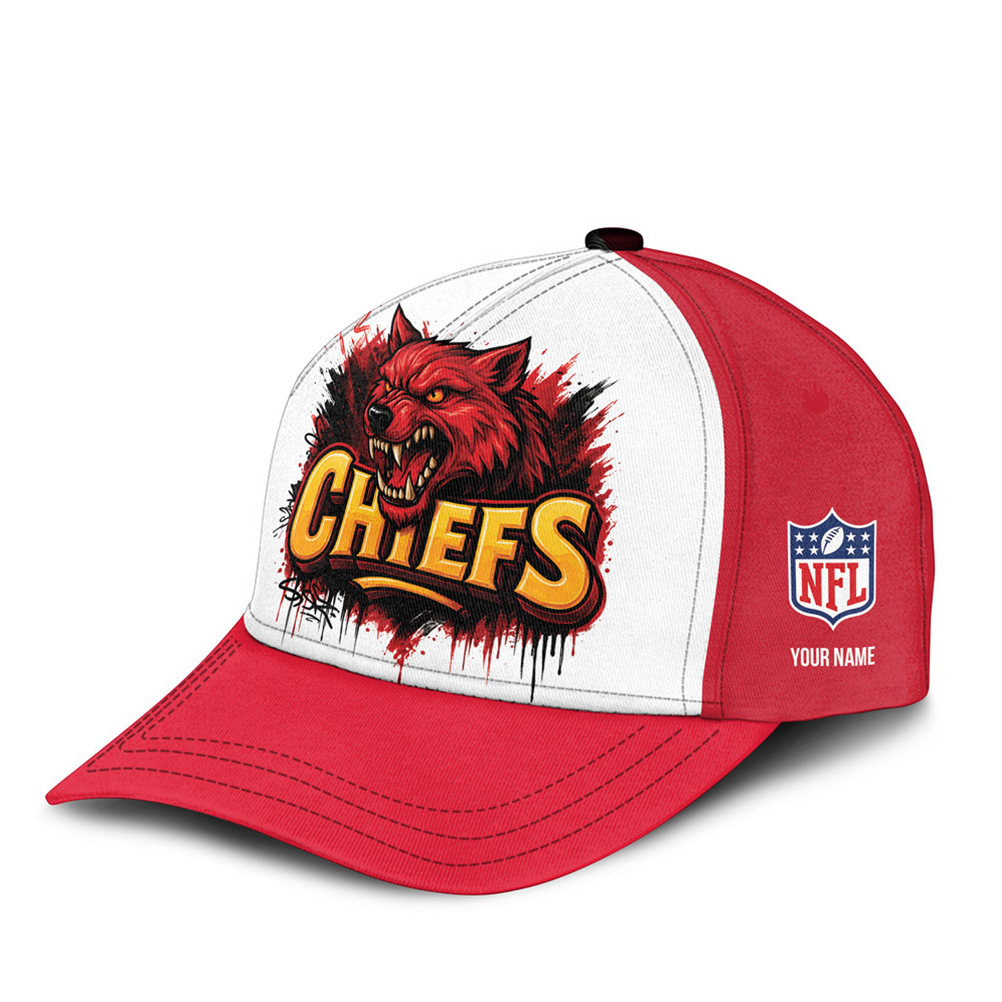 KC x NFL Premium Custom Graffiti Team Cap