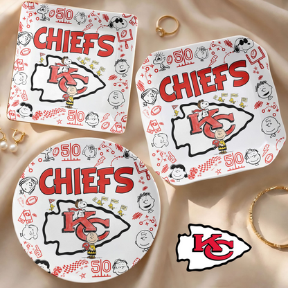 KC x NFL Premium NFL Snoopy Jewelry Dish 0406 DatND DVT