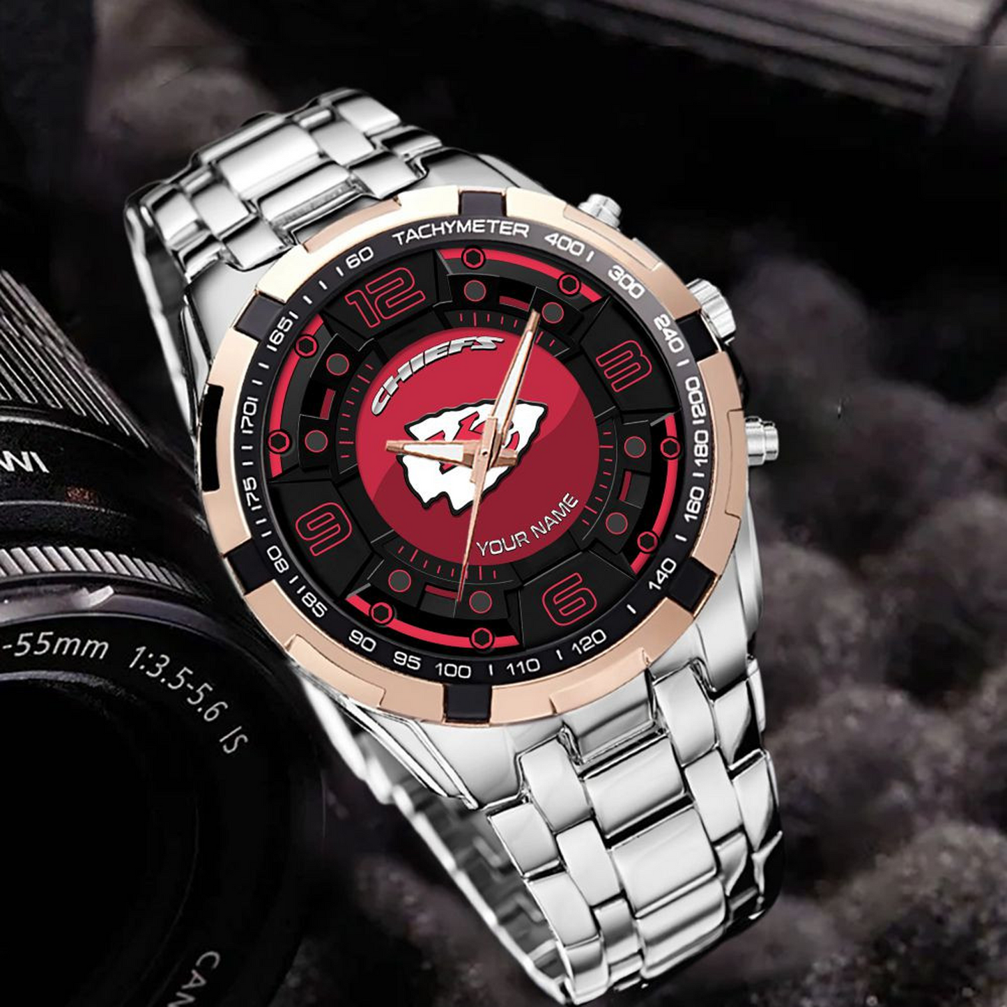 KC x NFL Stainless Steel Watch DatND DVT