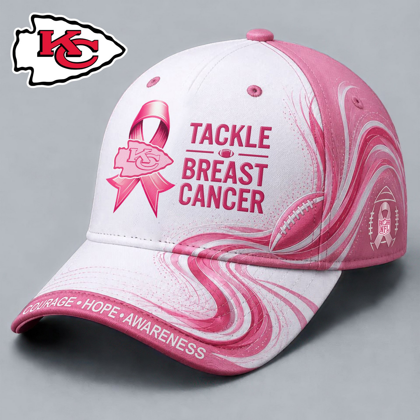 KC x NFL Tackle Breast Cancer Cap