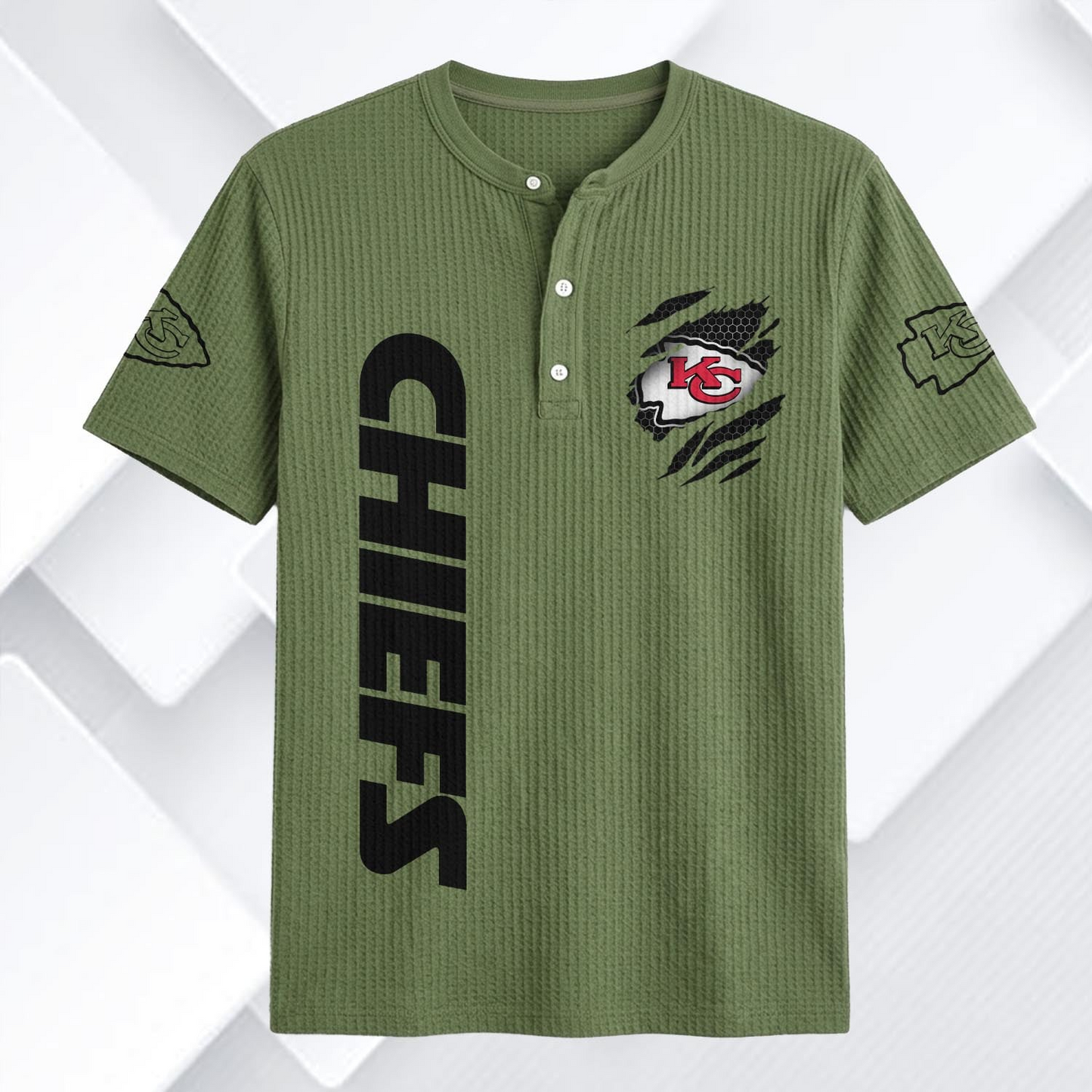 KC x NFL Waffle Short-Sleeve Shirt 2205 DatND DVT