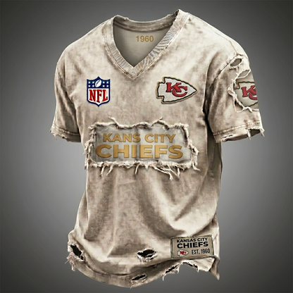KC NFL Premium V-Neck T-shirt Gift For Fans 0306 NAK DATND NHT
