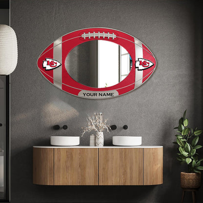 KCC Custom NFL Wall Mirror Decor For Fan DDT CTND
