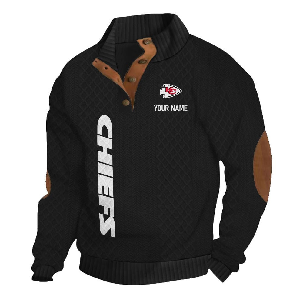 KCC NFL Basic Knitted Stand Collar Sweatshirt DDT CTND