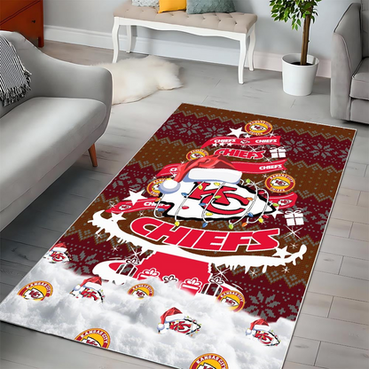 KCC NFL Chrismas Carpet Rug DDT NTL