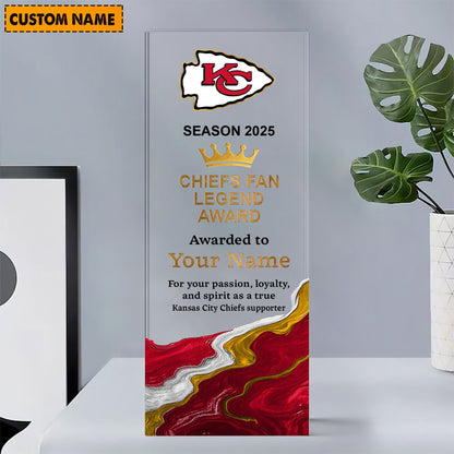 KCC NFL Personalized Acrylic Award Plaque Funny Christmas Gift For Family DDT NTL