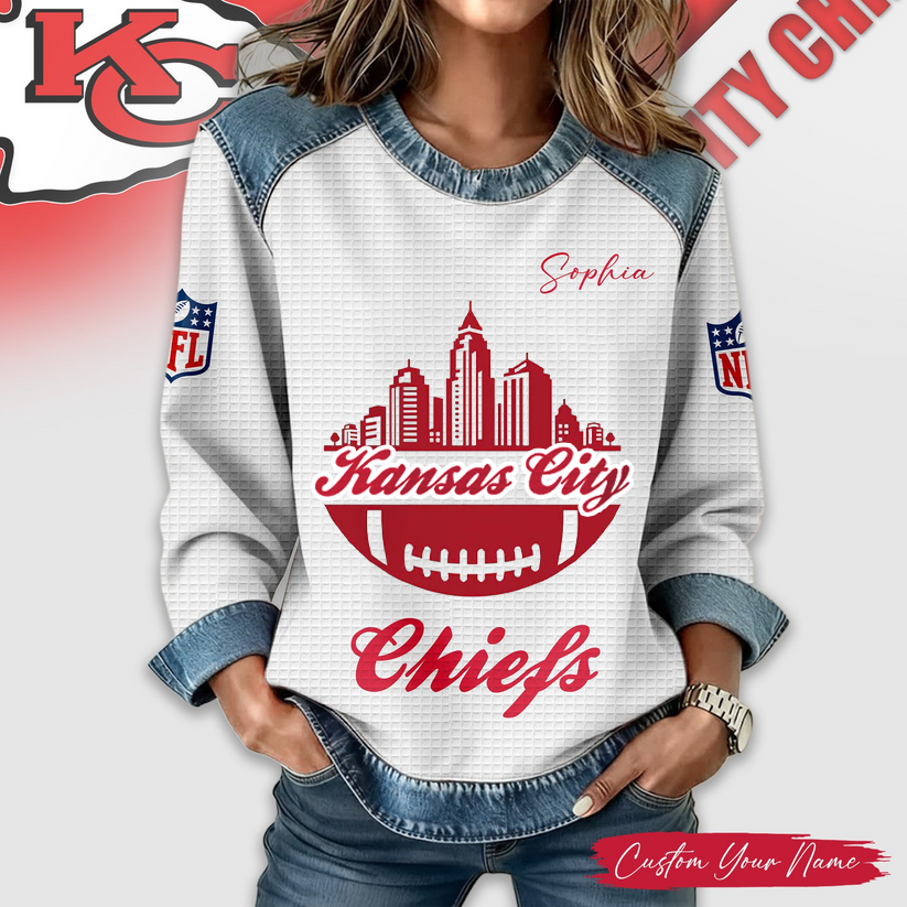 KCC Premium NFL City Skyline Print Casual Sweatshirt DDT 081125 CTND