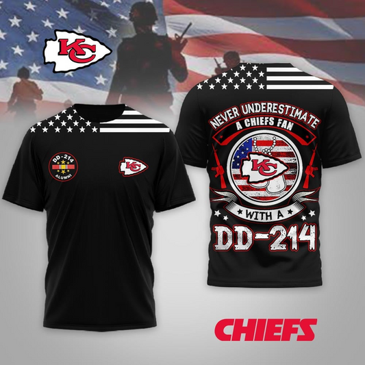 KCC Premium NFL DD-214 Alumni 3D Shirt DDT NTL