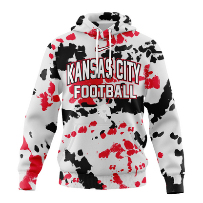 KCC Premium NFL Gridiron Splash Personalized Hoodie DDT CTND