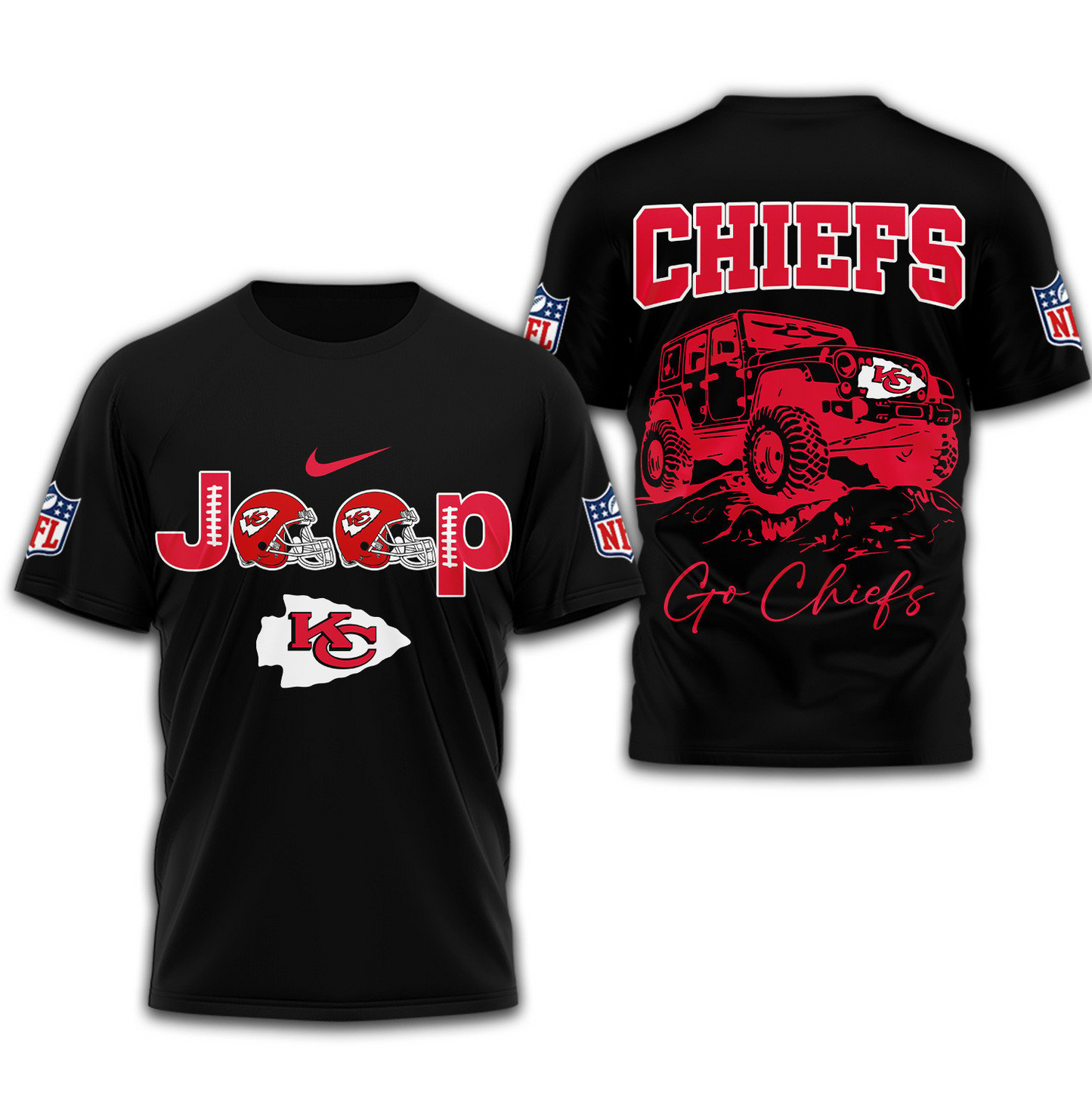 KCC Premium NFL Jeep 3D Shirt DDT 101125 NTL