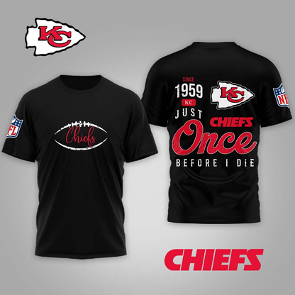 KCC Premium NFL Once Before I Die Shirt DDT CTND