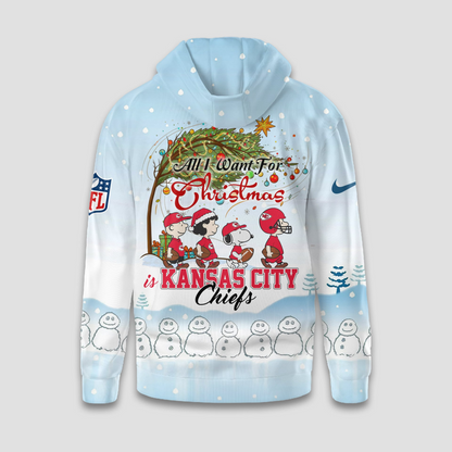 KCC Premium NFL Peanuts Snow Day Hoodie DDT CTND