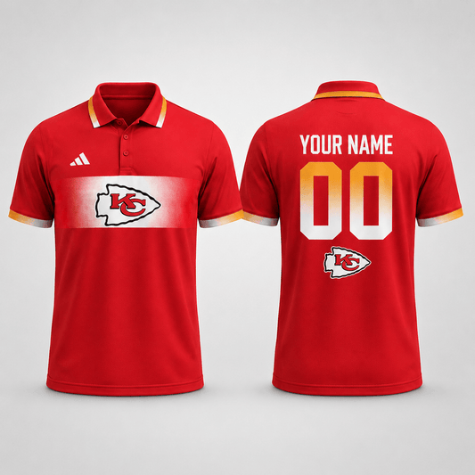 KCC Premium NFL Personalized Match Day Polo Shirt