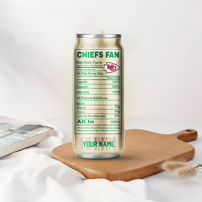KCC Premium NFL Starbucks Energy Can Tumbler DDT  NTL