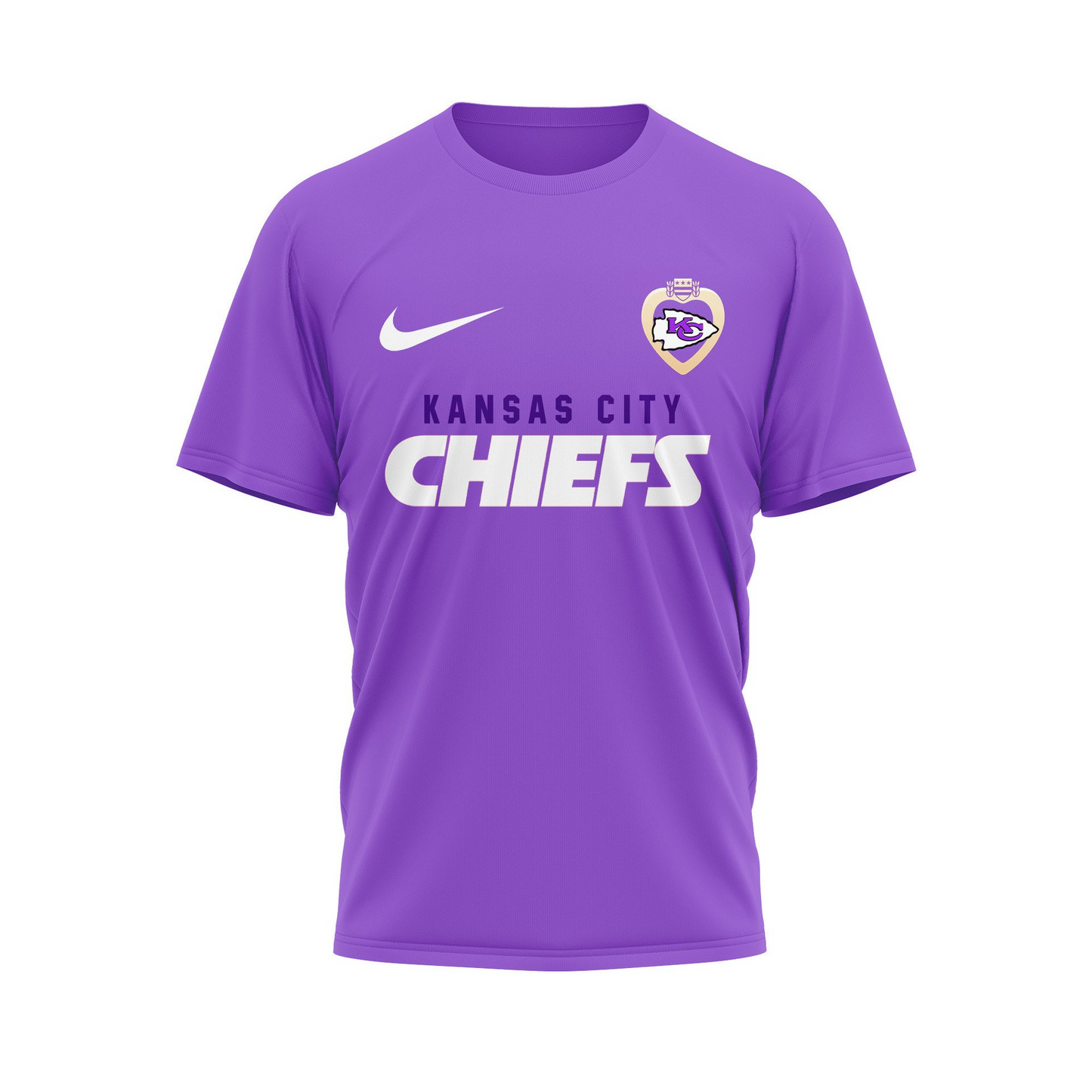 KCC Premium National Purple Hear Day 3D Shirt  300626