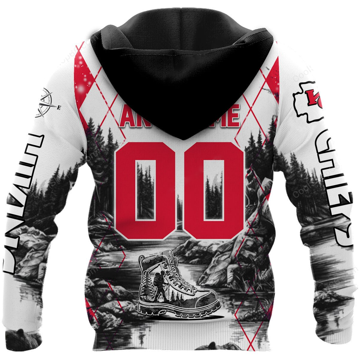 KCC x NFL Hiking 3D Hoodie DDT CTND